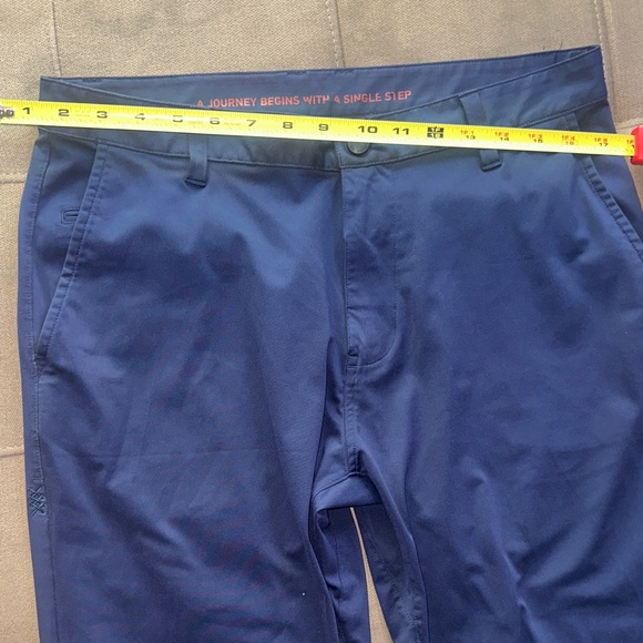 RHONE Men's Deep Blue Chinos Size 32 - Picture 14 of 15